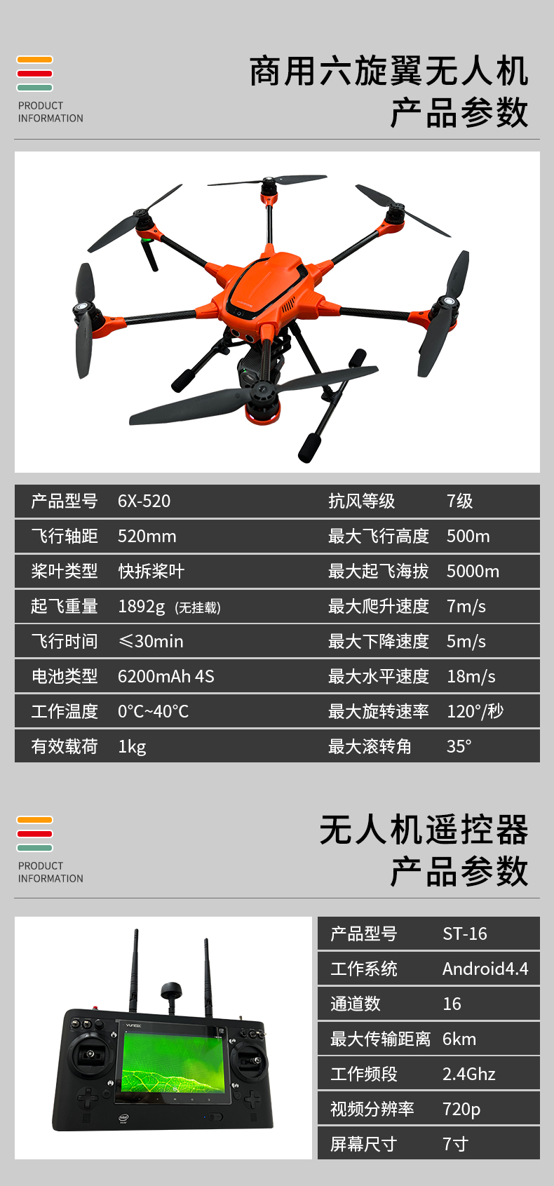 商用無人機6x-520(圖2)