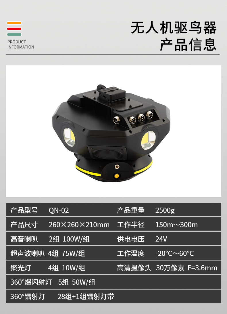 無人機(jī)驅(qū)鳥器 QN-02型(圖2)